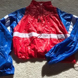 Colorblock windbreaker